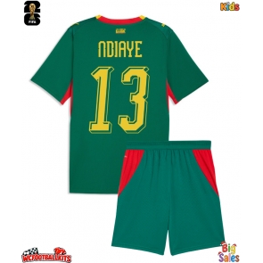 Senegal Iliman Ndiaye #13 Replica Away Stadium Kit for Kids World Cup 2026 Short Sleeve (+ pants)